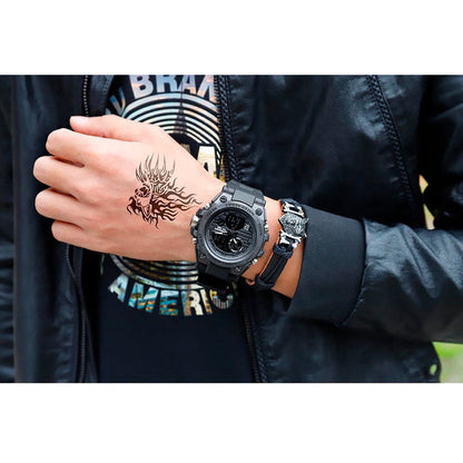TitanGuard Military Men’s Watch Rugged Analog Digital Multifunction Timepiece