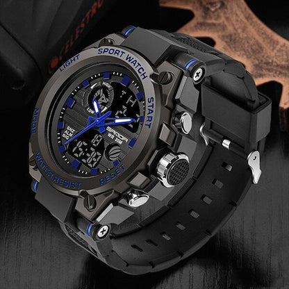 TitanGuard Military Men’s Watch Rugged Analog Digital Multifunction Timepiece