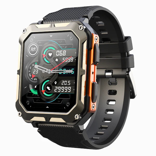 TitanGuard Robuste Smartwatch mit Herzfrequenz- und Aktivitätsmessung
