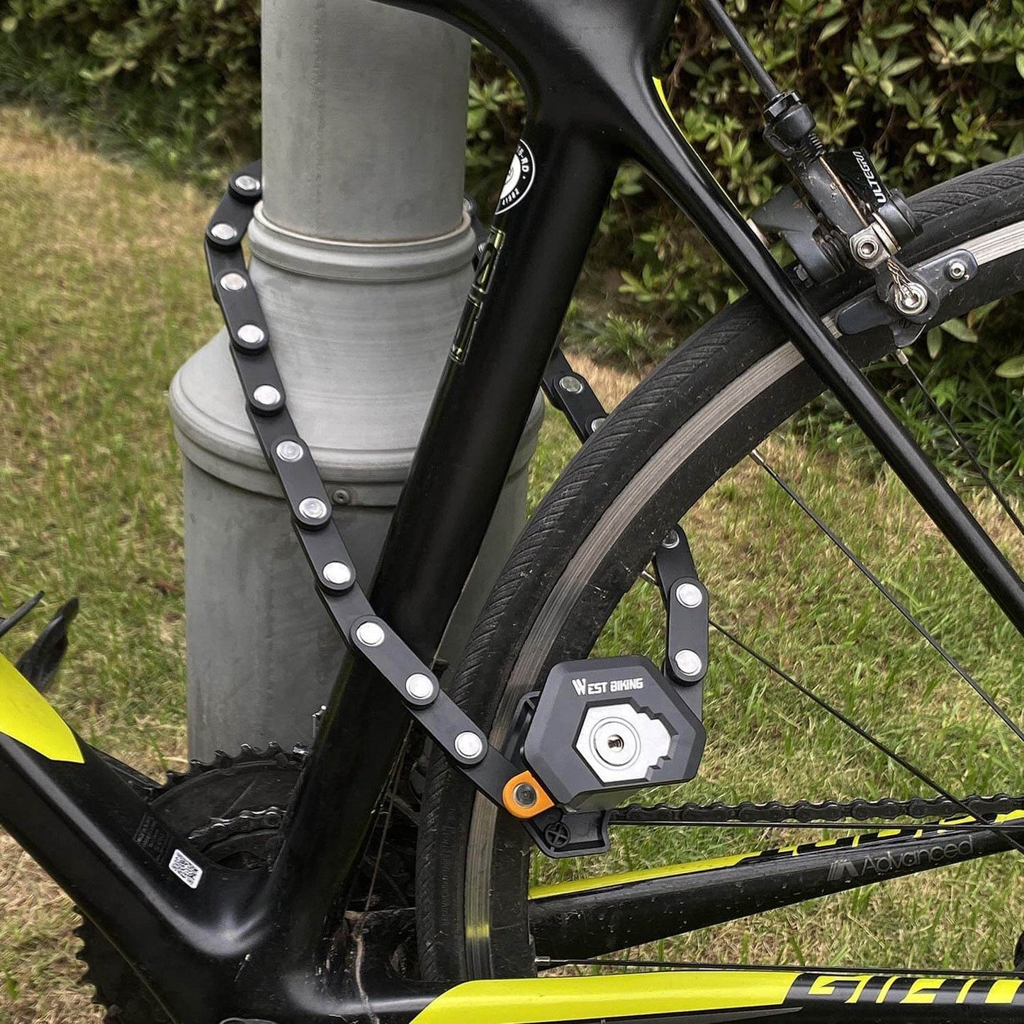 TitanLock Pro kraftig foldbar cykellås med beslag