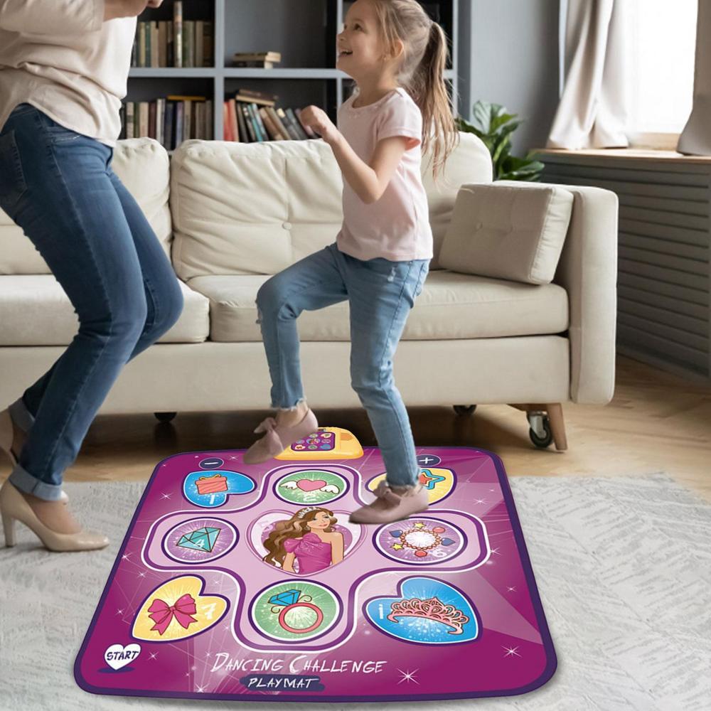 Toodance Interaktiv Dansemåtte med LED Lys til Aktiv Leg