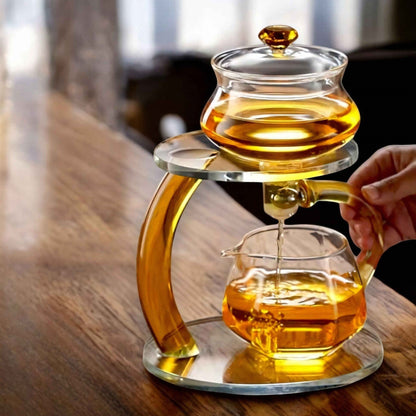 TranquiliTea Magnetischer Glas-Teesieb-Teekanne