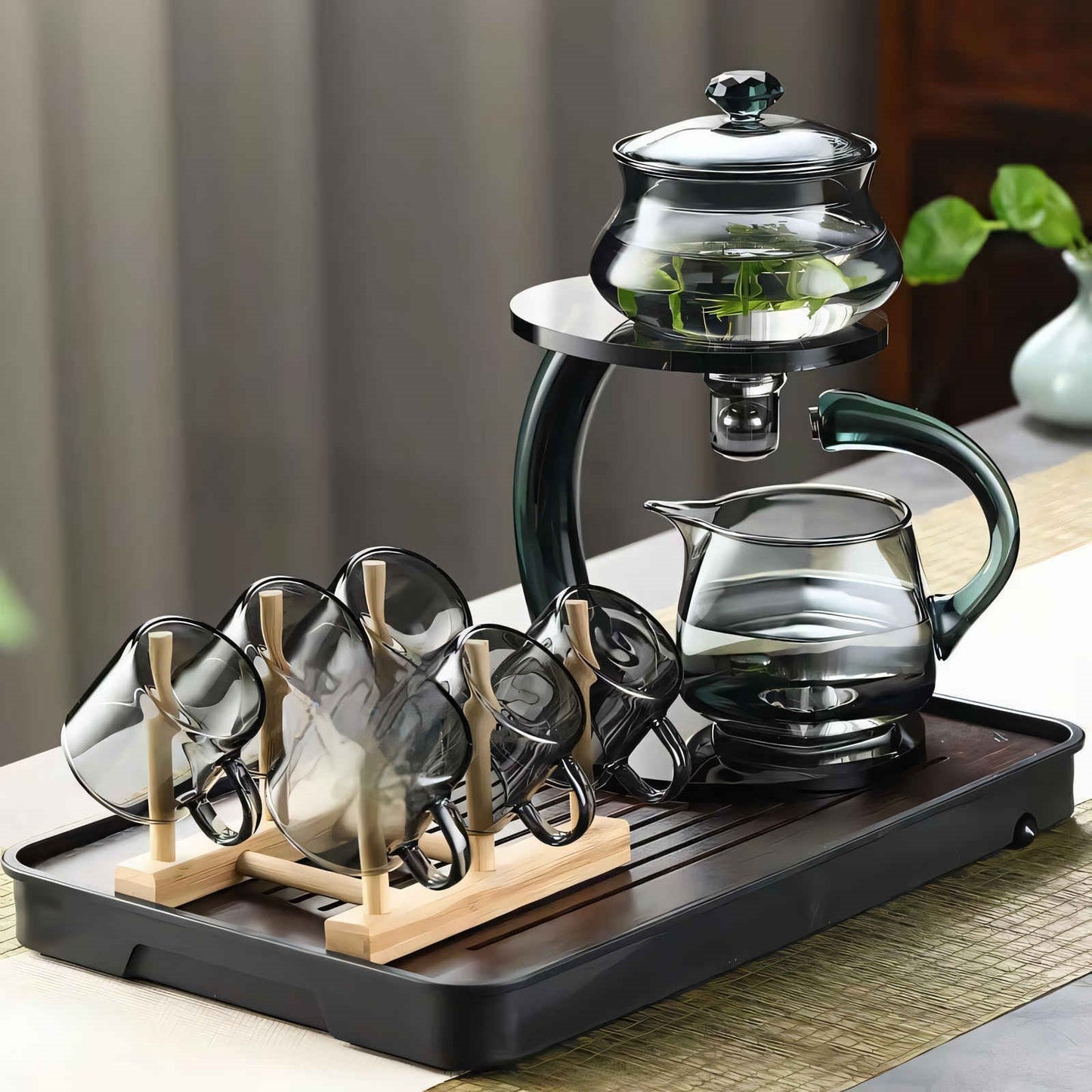TranquiliTea Magnetischer Glas-Teesieb-Teekanne