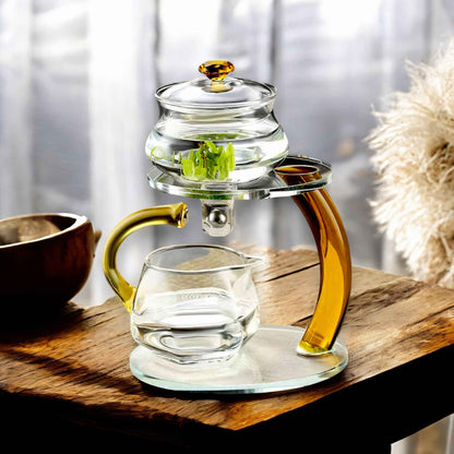 TranquiliTea Magnetischer Glas-Teesieb-Teekanne