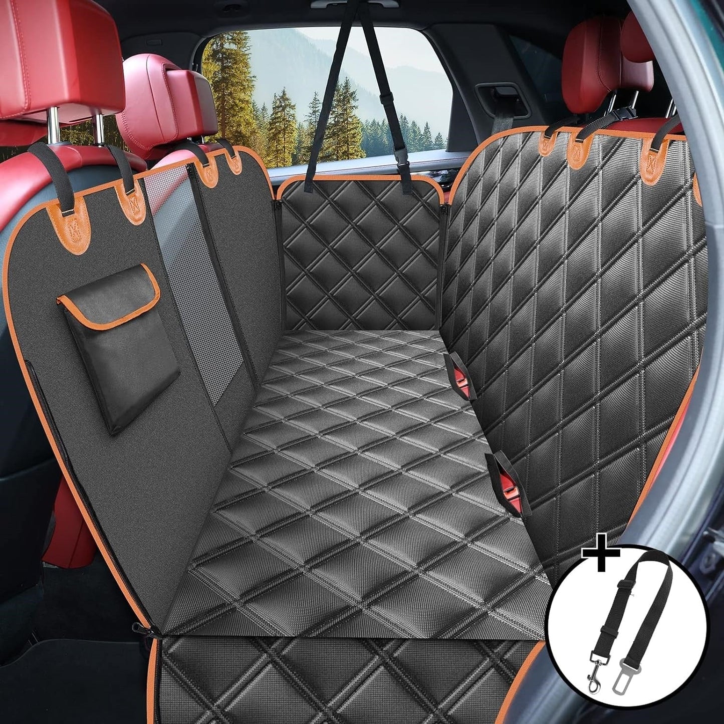 TravelGuard Waterproof Dog Car Seat Protector Padded Non Slip Cover