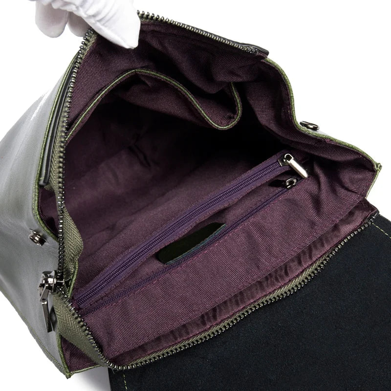 Trendy Leather Backpack for Women Stylish Everyday Travel Bag