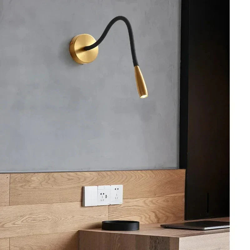 TrendyShine regulowana lampa ścienna z ramieniem nowoczesna lampa kierunkowa