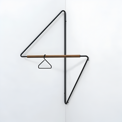 Triad Geometrischer Garderobenständer mit multifunktionalem Stauraum