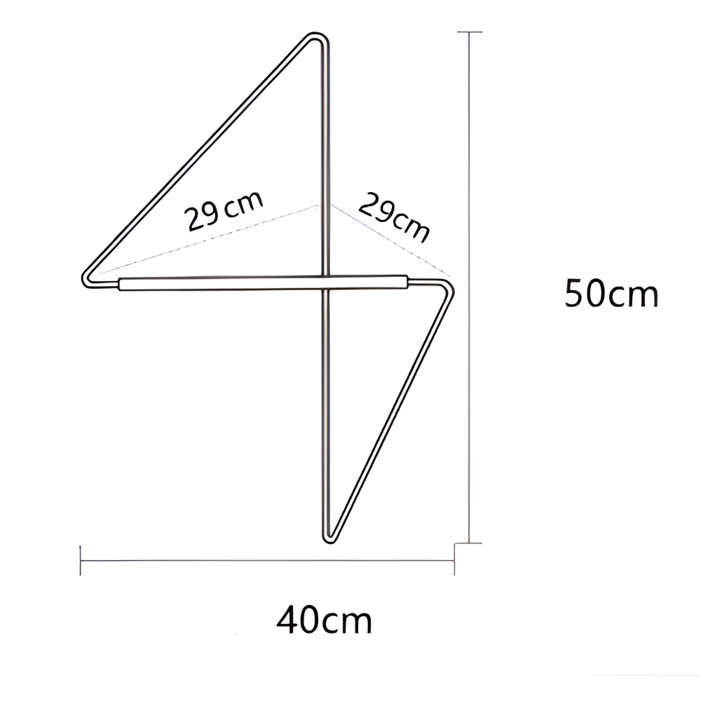 Triad Geometrischer Garderobenständer mit multifunktionalem Stauraum