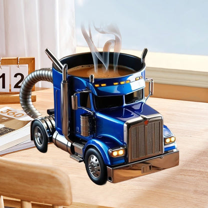 LKW-förmige Keramiktasse Handgefertigtes Geschenk für Fahrer