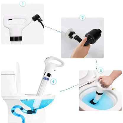 TurboFlush Pro High Pressure Drain Unblocker for Toilets and Sinks