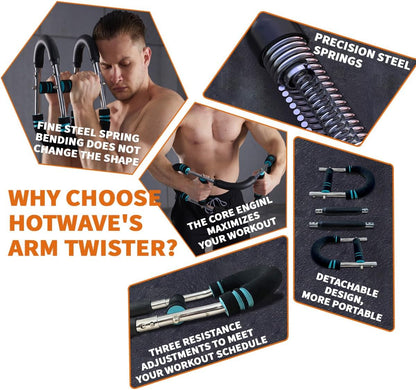 Twister Armtræner Justerbar Styrketræningsstang