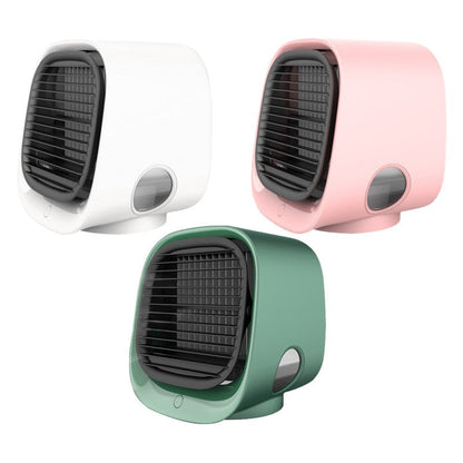 USB mini luftkøler og luftfugter med LED stemningslys