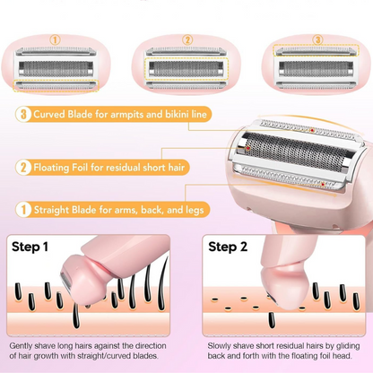 Ultimate Electric Razor Waterproof Wet and Dry Shaver for Smooth Skin
