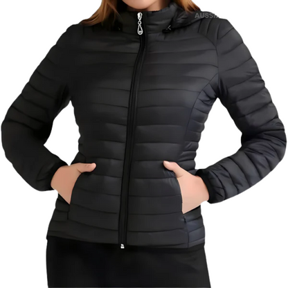 Ultraleichte Damen Daunenjacke – Wasserdicht & Isoliert für Outdoor-Abenteuer