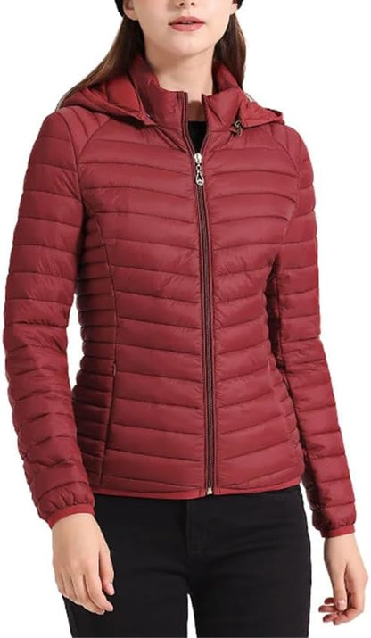 Ultraleichte Damen Daunenjacke – Wasserdicht & Isoliert für Outdoor-Abenteuer