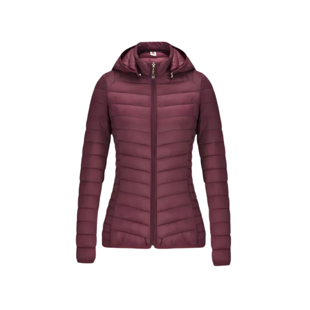 Ultraleichte Damen Daunenjacke – Wasserdicht & Isoliert für Outdoor-Abenteuer