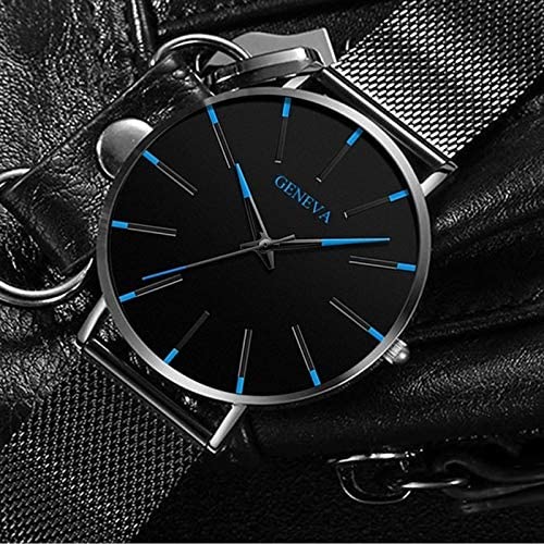 Ultra Thin Men’s Business Watch with Minimalist Stainless Steel Design