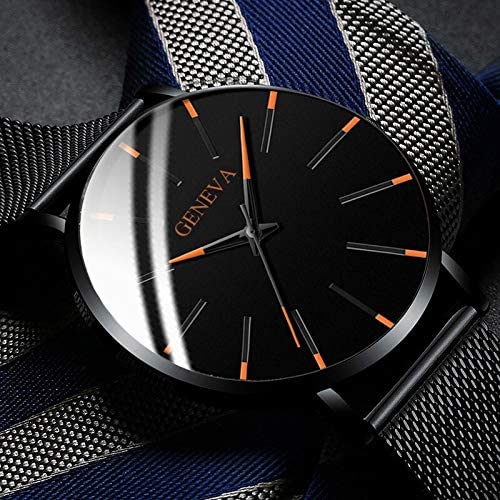 Ultra Thin Men’s Business Watch with Minimalist Stainless Steel Design