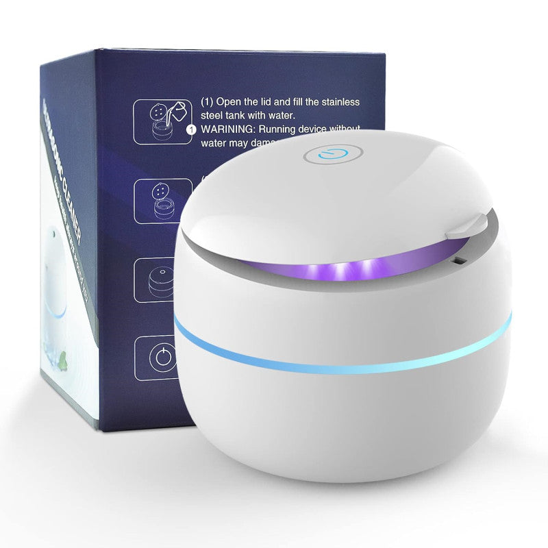 UltraClean Pro Ultrasonic Cleaner with UV Light for Jewelry and Small Items