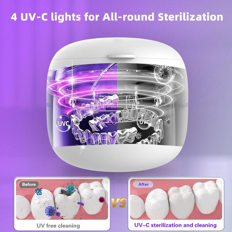 UltraClean Pro Ultrasonic Cleaner with UV Light for Jewelry and Small Items
