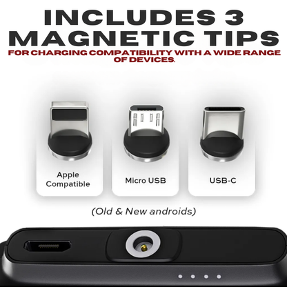 Universal Magnetisk Mini Powerbank Bærbar Oplader