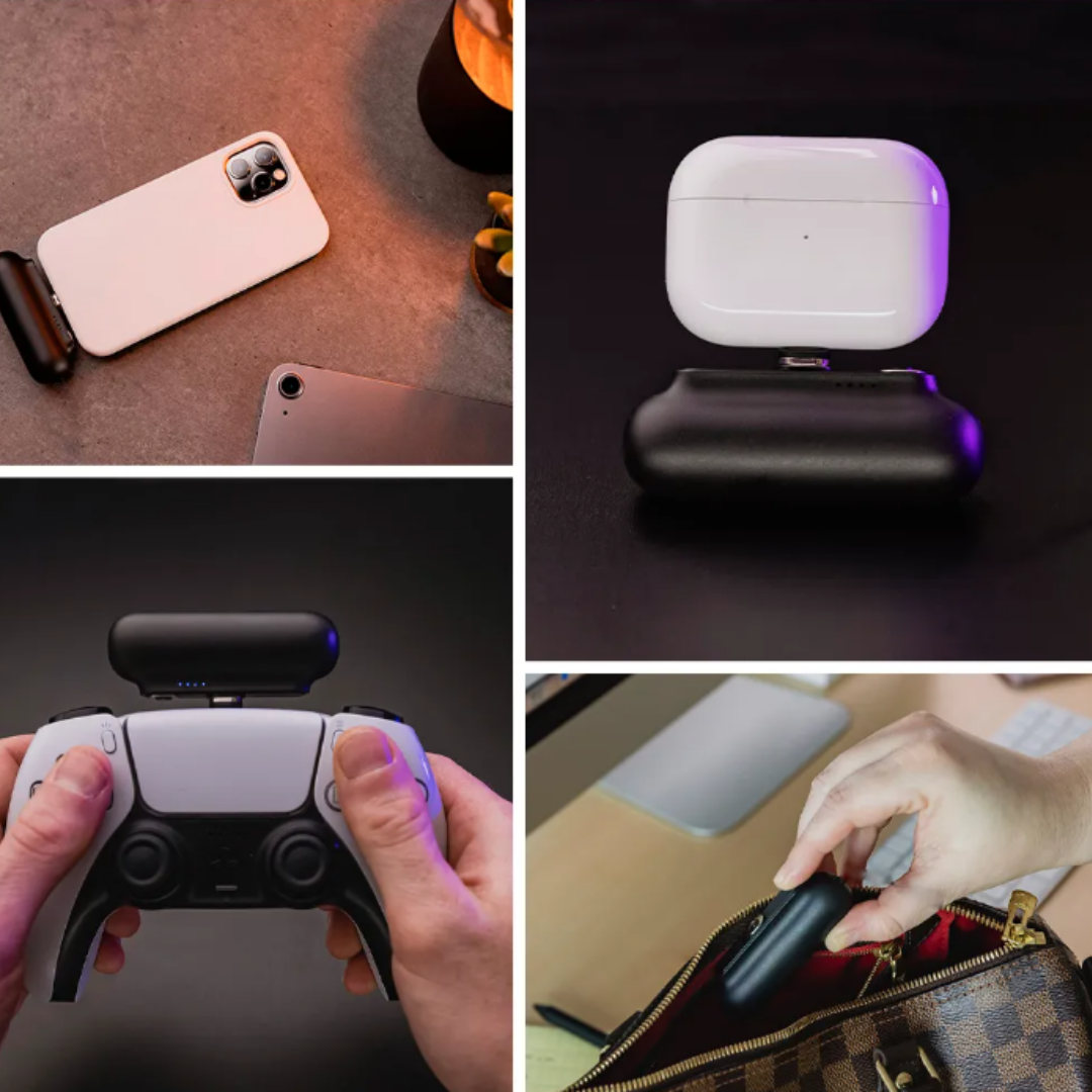 Universal Magnetisk Mini Powerbank Bærbar Oplader
