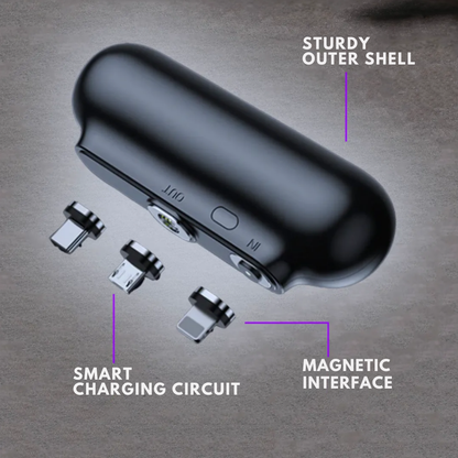 Universal Magnetisk Mini Powerbank Bærbar Oplader