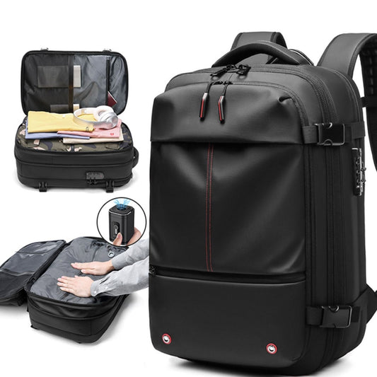 VacuPro Compression Travel Backpack with Built In Vacuum System