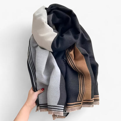 Valeria Luxe Cashmere Scarf with Soft Lightweight Fabric and Elegant Versatile Design