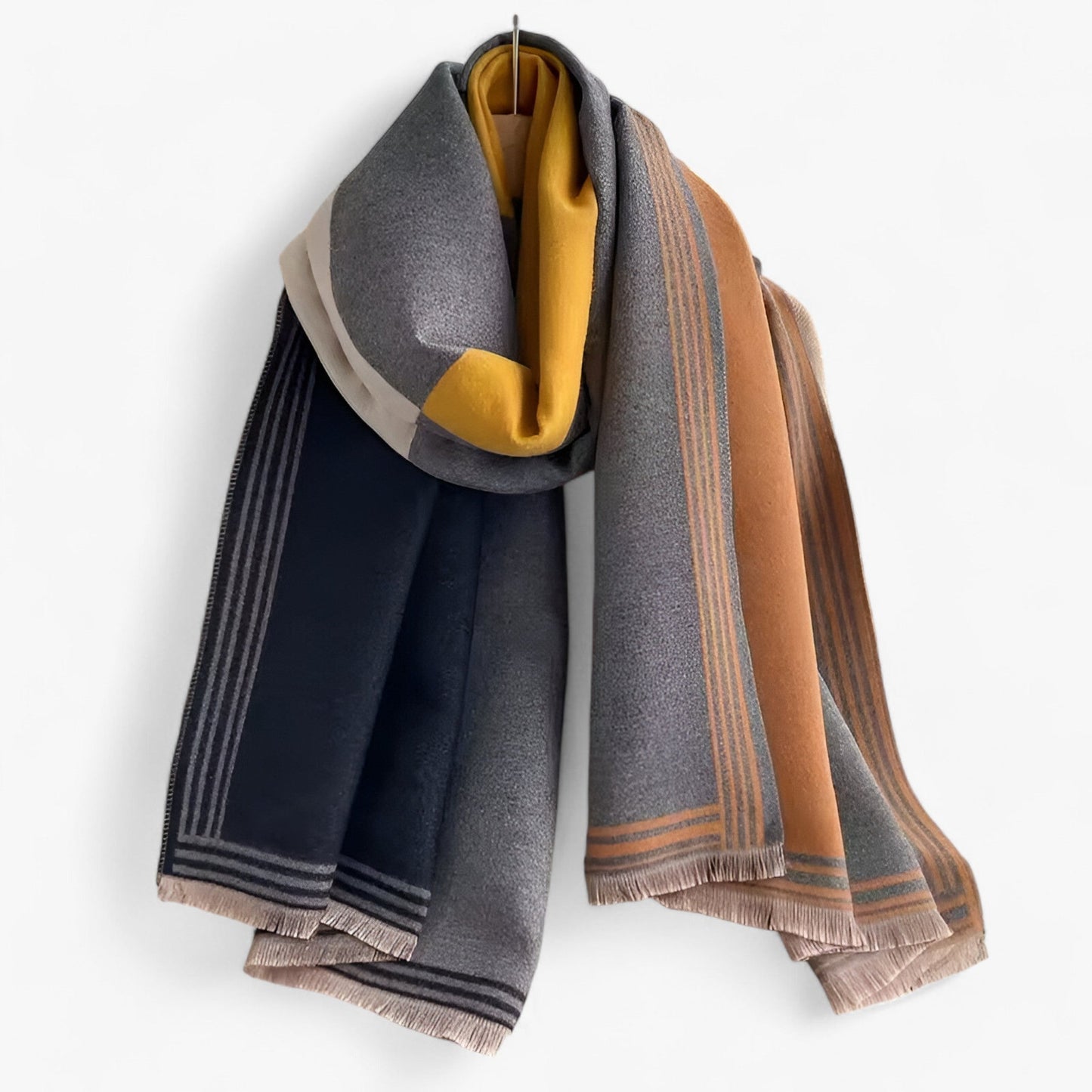 Valeria Luxe Cashmere Scarf with Soft Lightweight Fabric and Elegant Versatile Design