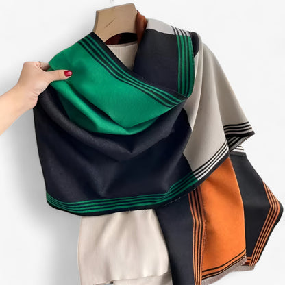 Valeria Luxe Cashmere Scarf with Soft Lightweight Fabric and Elegant Versatile Design