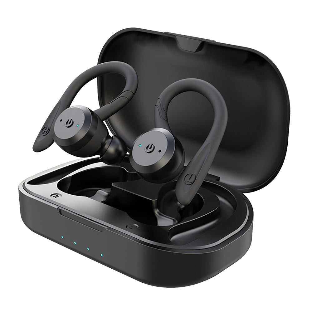 Vega Waterproof Wireless Sport Earbuds with 20 Hour Battery and Secure Fit