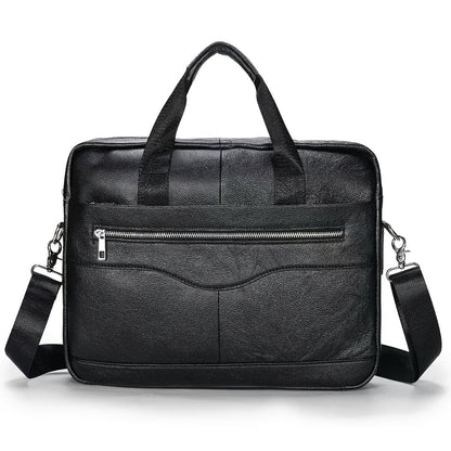 Ventolini echte leren heren schoudertas verstelbare crossbody