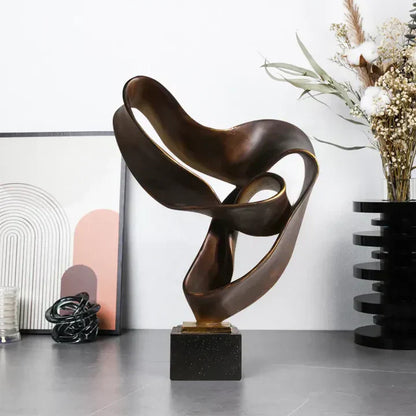 Vida moderne dekorativ skulptur i harpiks – elegant hjemmedekoration