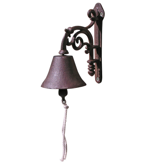 Vintage Cast Iron Doorbell with Classic Design for Decorative Front Door and Entryway Use