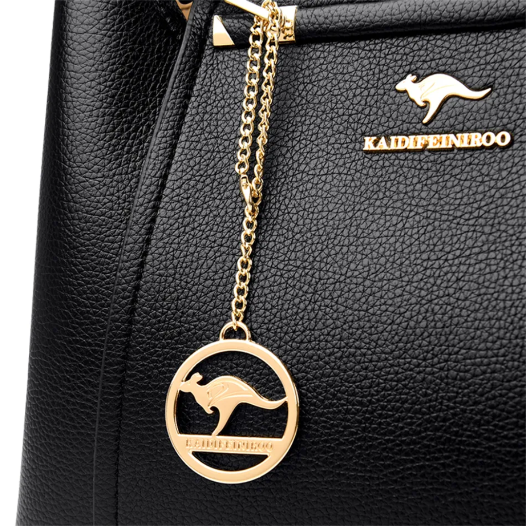 Vivian Luksus Skuldertaske med Crossbody Rem