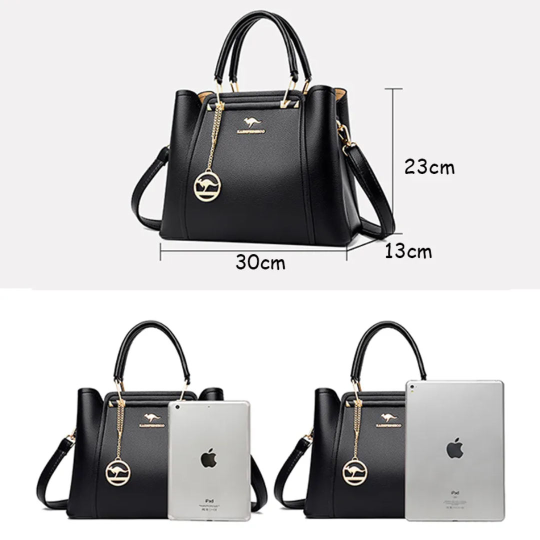 Vivian Luksus Skuldertaske med Crossbody Rem