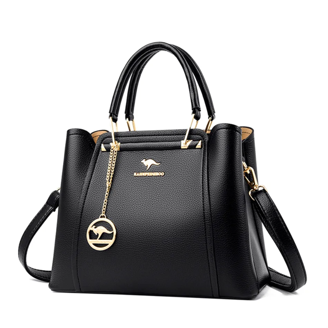 Vivian Luksus Skuldertaske med Crossbody Rem