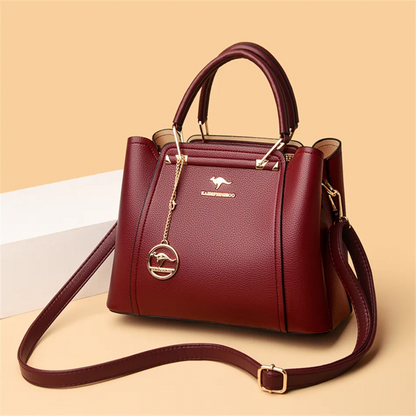 Vivian Luksus Skuldertaske med Crossbody Rem