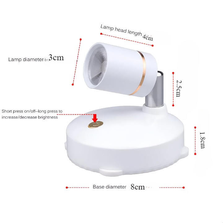 VividBeam mini LED spotlight trådløs dæmpbar accentlys