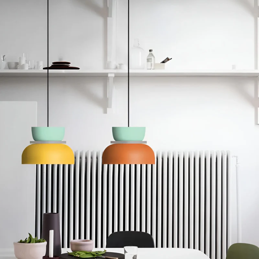 VividGlow Macaron LED Pendant Light with Colourful Modern Design for Stylish Ambient Lighting
