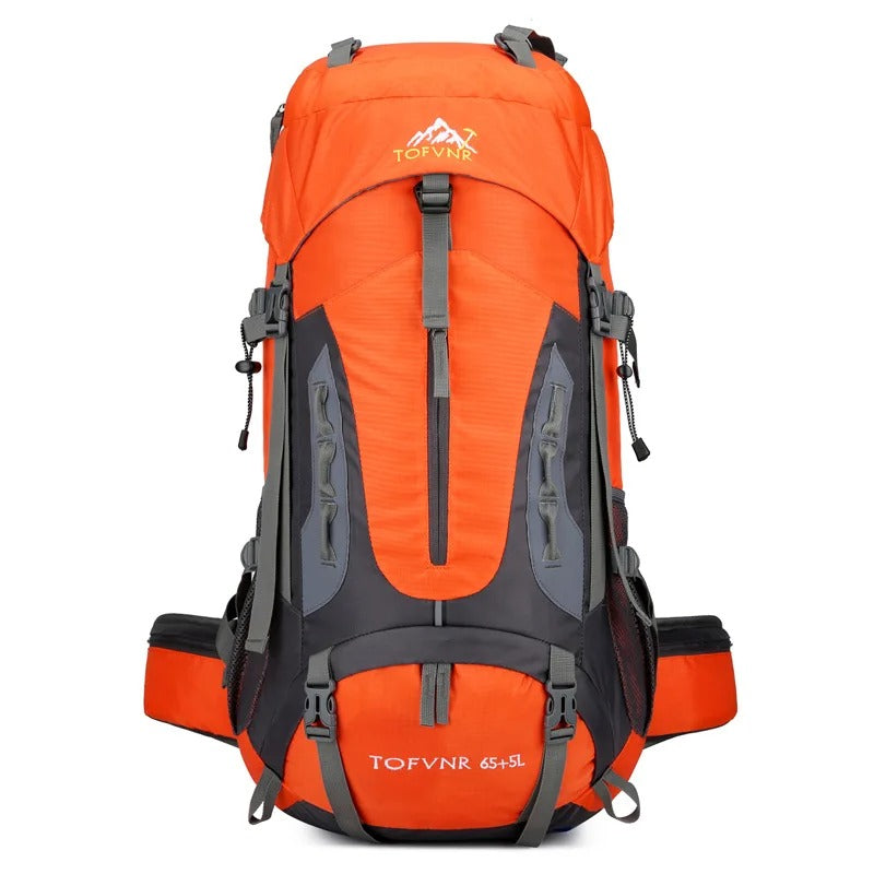 Waterdichte 60L outdoor rugzak – duurzaam en ruim voor wandelen en reizen