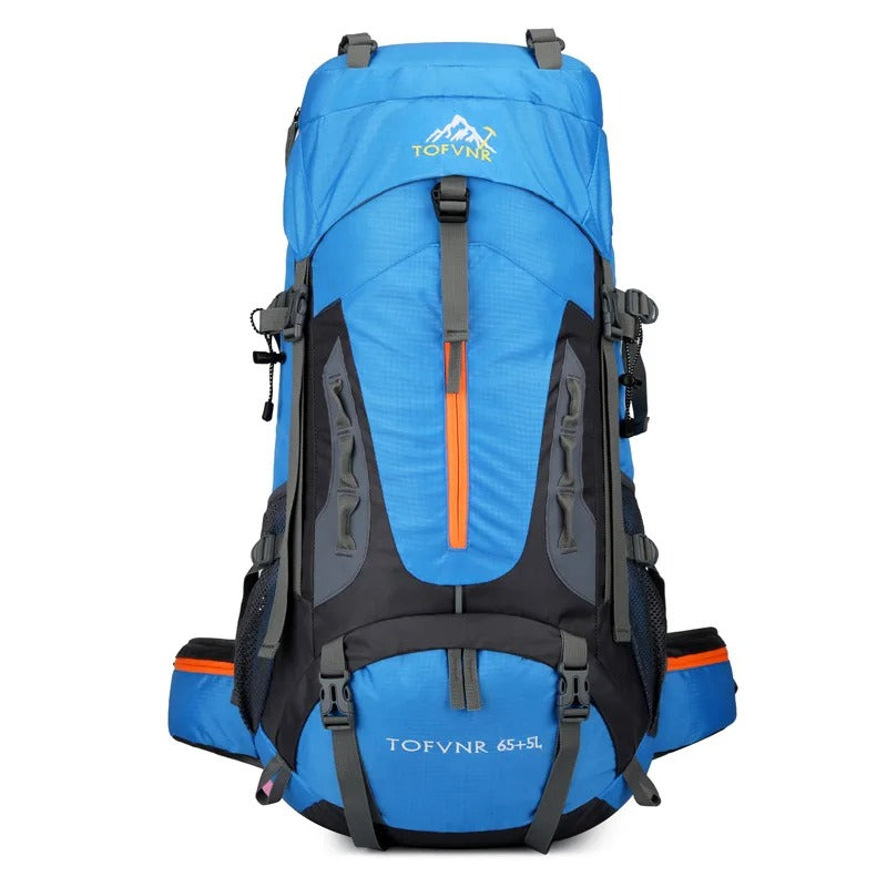 Waterdichte 60L outdoor rugzak – duurzaam en ruim voor wandelen en reizen