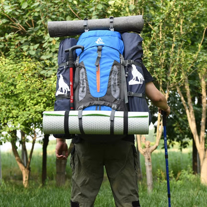 Waterdichte 60L outdoor rugzak – duurzaam en ruim voor wandelen en reizen