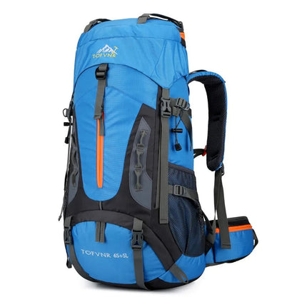 Waterdichte 60L outdoor rugzak – duurzaam en ruim voor wandelen en reizen