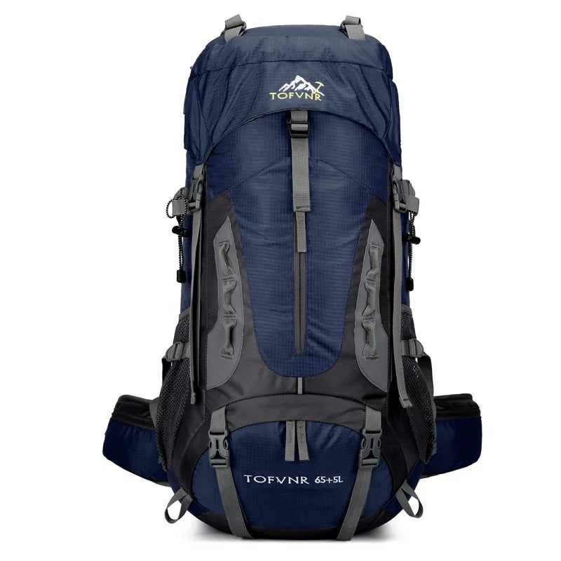 Waterdichte 60L outdoor rugzak – duurzaam en ruim voor wandelen en reizen