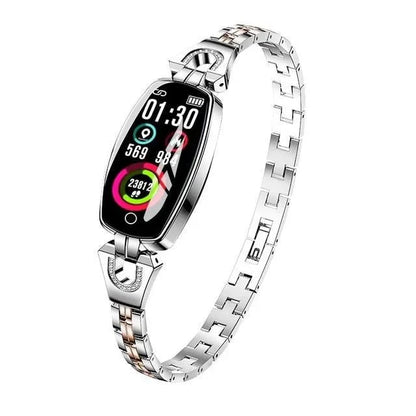 Wasserdichter Fitness-Tracker Smart-Armband mit Herzfrequenz- und Aktivitätsüberwachung für Frauen  
