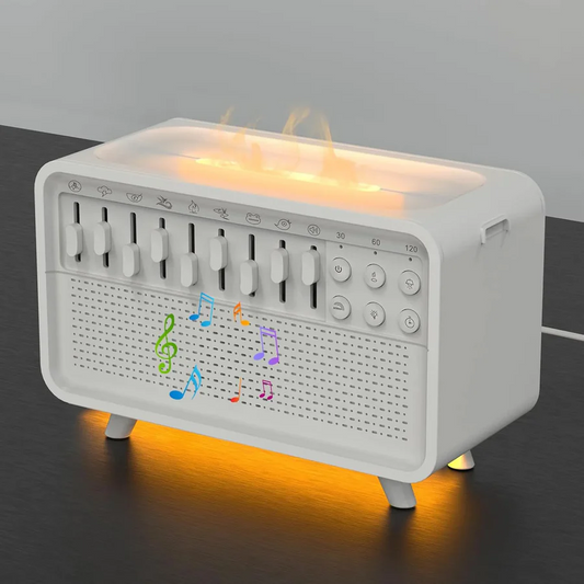 White Noise Machine with Humidifier Night Light and Bluetooth Speaker