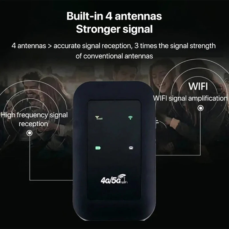 Wi-Fi Pro tragbarer Wi-Fi-Verstärker für schnelles und zuverlässiges Internet überall  